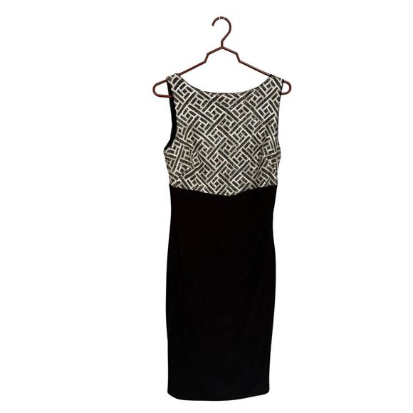 Lauren Ralph Lauren Evening Sequin Cocktail Dress Size 10 Formal Night Out Party - Picture 1 of 8